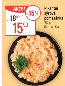 Pikantní sýrová pomazánka