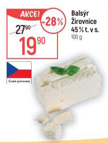 Sýr Balsýr Mlékárna Žirovnice