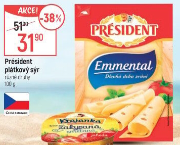 Sýr Ementál Président