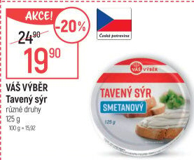 Tavený sýr Váš Výběr