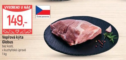 Vepřová kýta bez kosti Globus