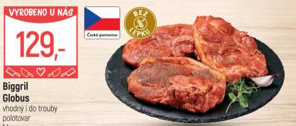 Vepřová plec marinovaná Biggril Globus