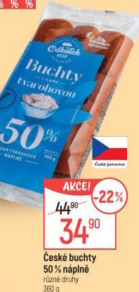 Buchty české s náplní Odkolek