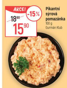 Pikantní sýrová pomazánka