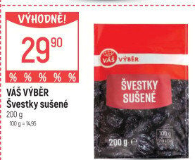 Švestky sušené Váš Výběr