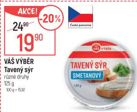 Tavený sýr Váš Výběr