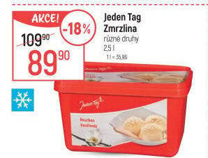 Zmrzlina ve vaničce Jeden Tag