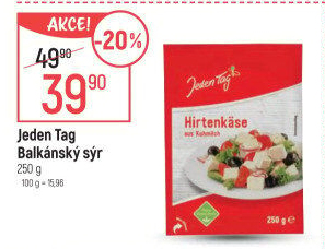 Balkánský sýr Jeden Tag