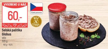 Paštika selská Globus