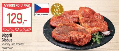 Vepřová plec marinovaná Biggril Globus