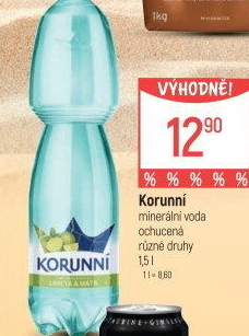 Voda ochucená Korunní