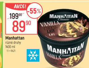 Zmrzlina v kelímku Manhattan Nestlé