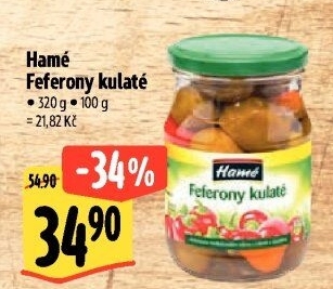 Feferony kulaté Hamé