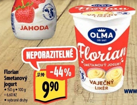 Jogurt smetanový Florian Olma