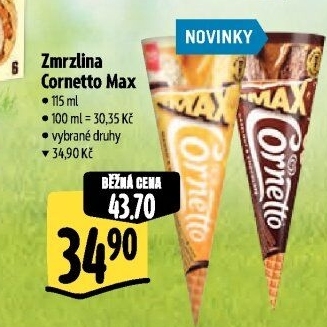 Nanuk kornout Cornetto Max Algida