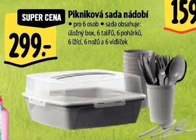 Pikniková sada nádobí