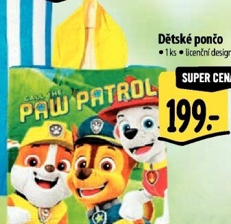 Ručník dětský - pončo
