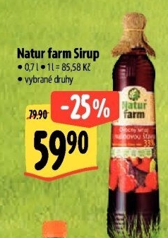 Sirup Natur Farm