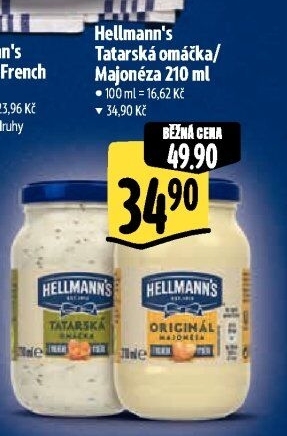 Tatarská omáčka Hellmann'