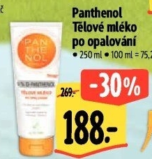 Tělové mléko po opalování D-Panthenol 9% Omega Pharma