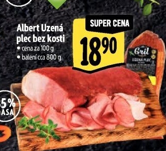 Uzená plec bez kosti Albert Gril