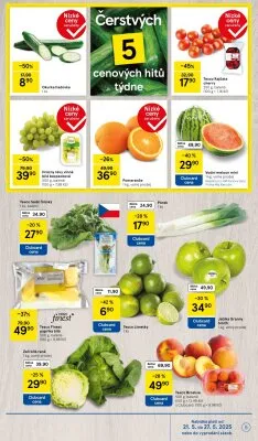 akční leták Tesco 21.5.2025-27.5.2025