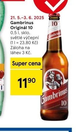 Gambrinus Originál 10