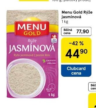 Menu Gold Rýže jasmínová