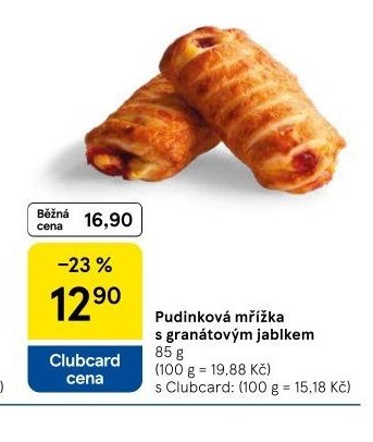 Pudinková mřížka s granátovým jablkem