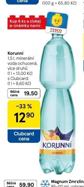 Korunní ochucená voda
