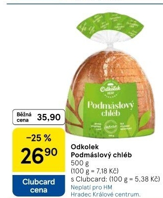 Chléb podmáslový Odkolek