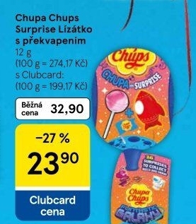 Lízátko s překvapením Chupa Chups
