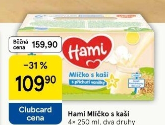 Mlíčko s kaší Hami