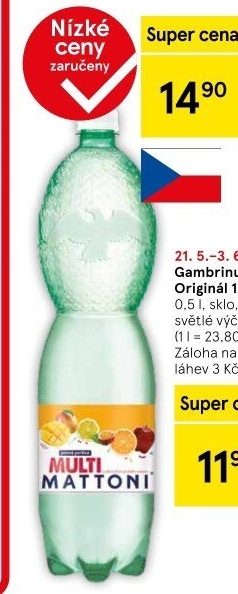 Ochucená voda Mattoni