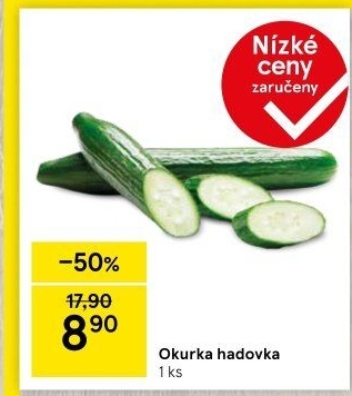 Okurka salátová - hadovka