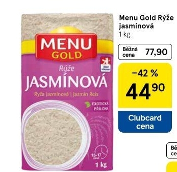 Rýže jasmínová Menu Gold
