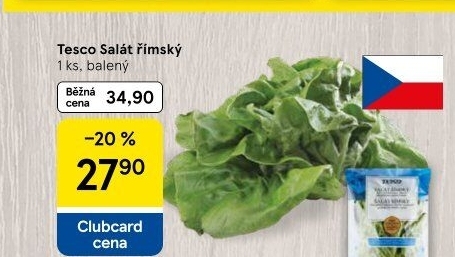 Salát římský Tesco