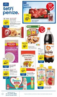 akční leták Tesco 21.5.2025-27.5.2025