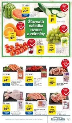 akční leták Tesco 21.5.2025-27.5.2025
