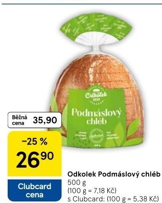 Chléb podmáslový Odkolek