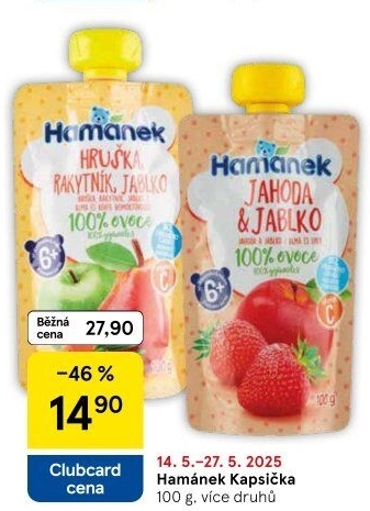 Kapsička ovocná Hamánek
