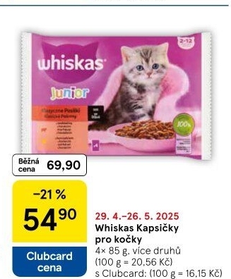 Kapsičky pro kočky Whiskas