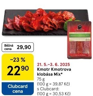 Kmotrova klobása mix Kmotr