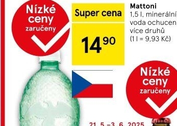 Ochucená voda Mattoni