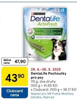 Pamlsky pro psy Denta Life Purina