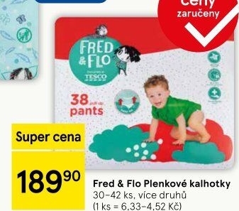 Pleny dětské Pants Fred&