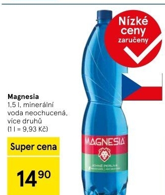 Přírodní voda Magnesia