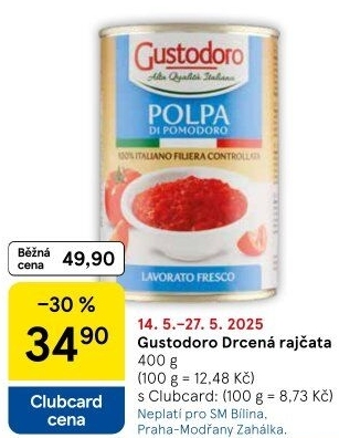 Rajčata drcená Passata Gustodoro