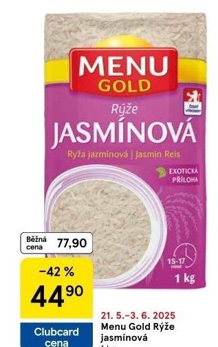 Rýže jasmínová Menu Gold