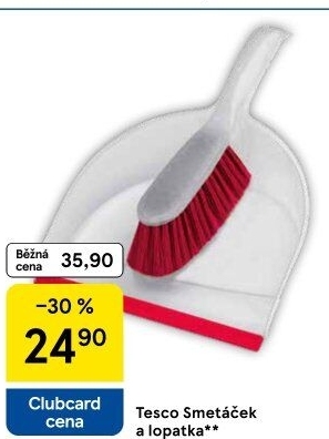 Smetáček a lopatka Tesco